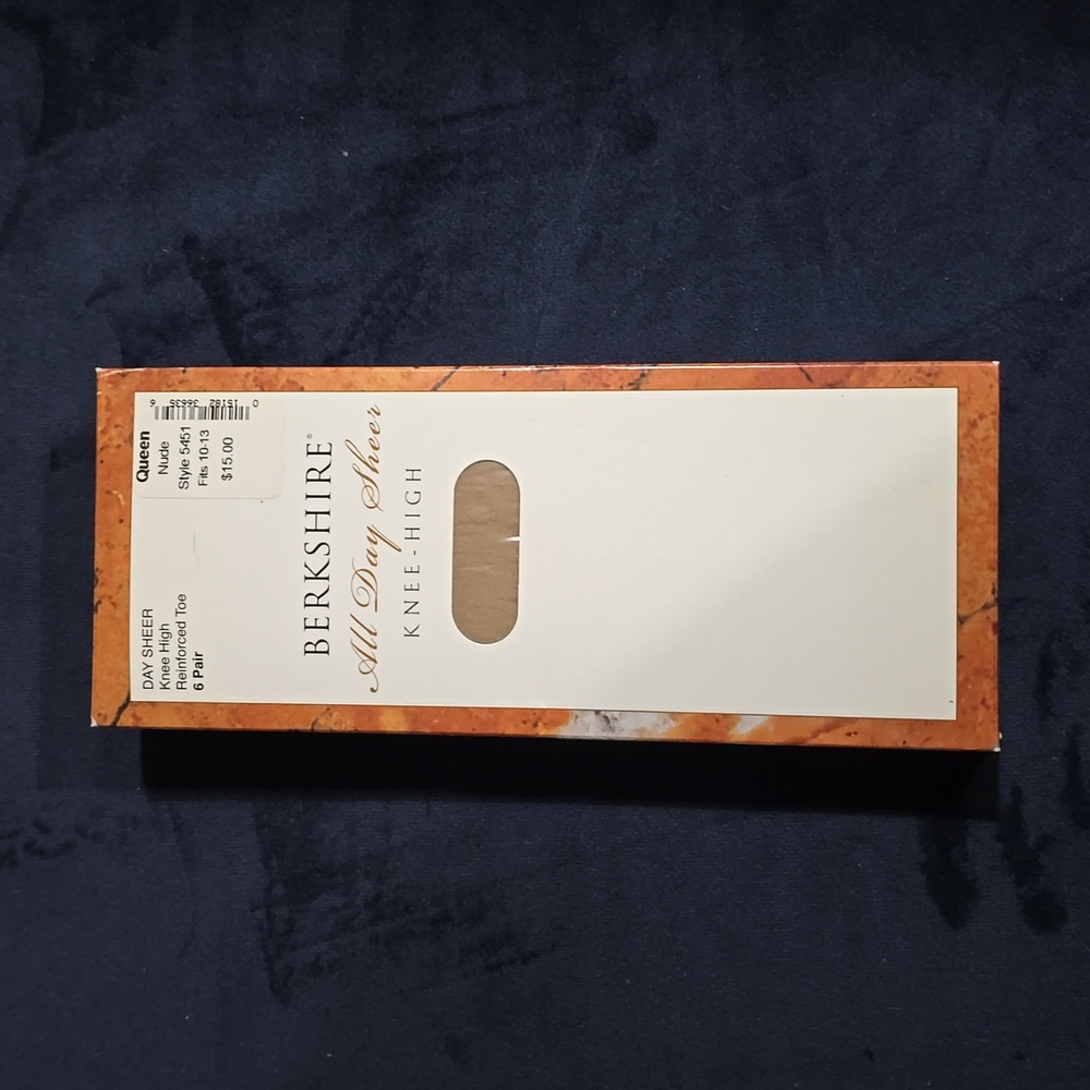 6 PAIRS - Berkshire All Day Sheer Knee-High with Reinforced Toe - Nude
